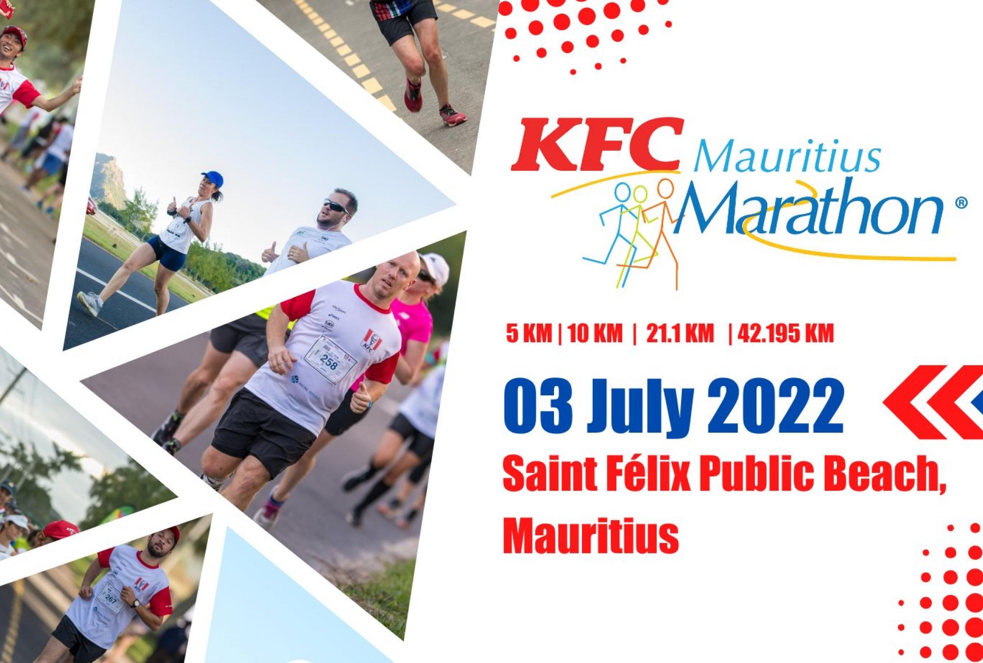 KFC Mauritius Marathon Banner